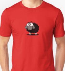 Black Sheep Cartoon Funny T-Shirt Sticker Duvet Cover Unisex T-Shirt