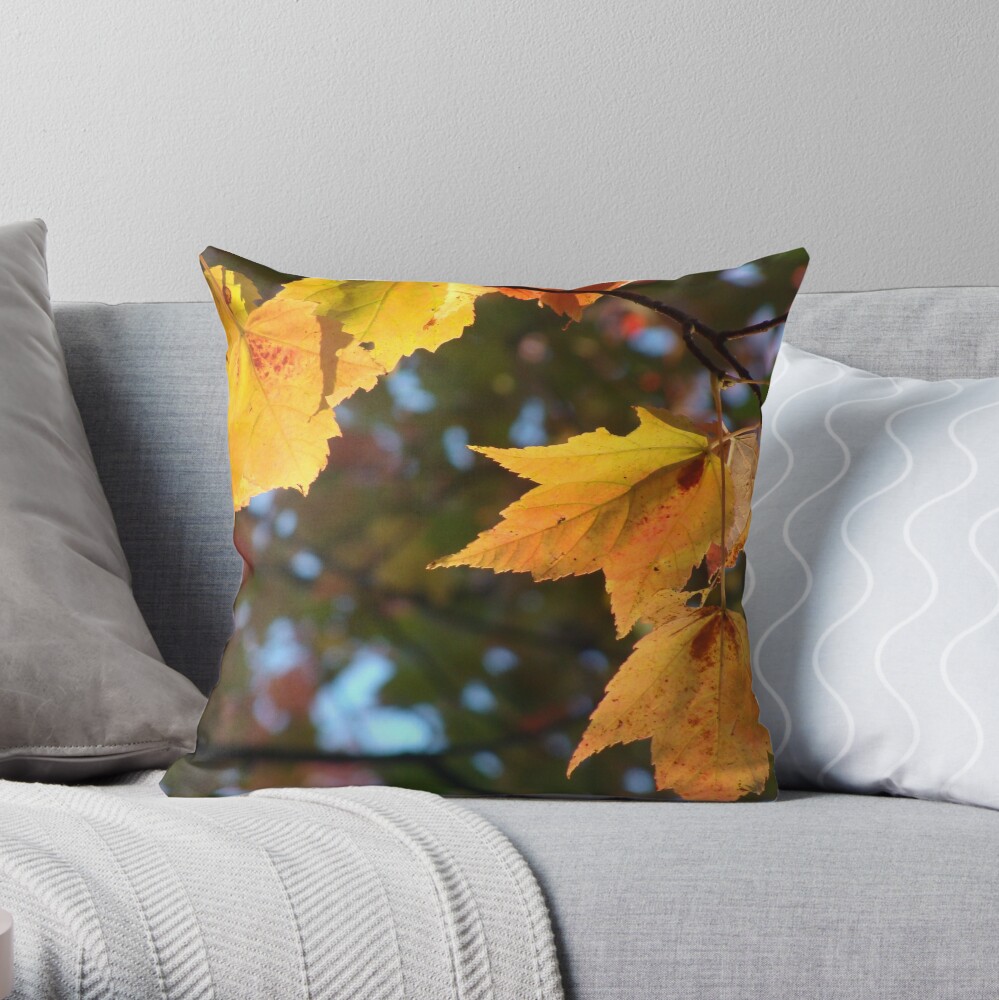 Delicious Autumn Throw Pillow