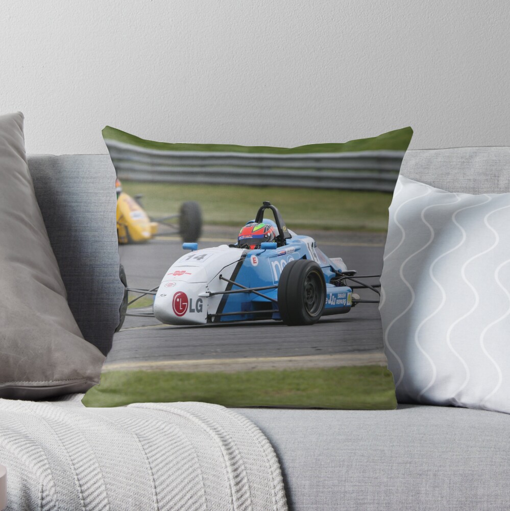 Staying ahead Throw Pillow
