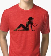 Slave Girl Mudflap (mirror) Tri-blend T-Shirt