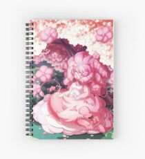 Cuaderno de espiral Rosa y León