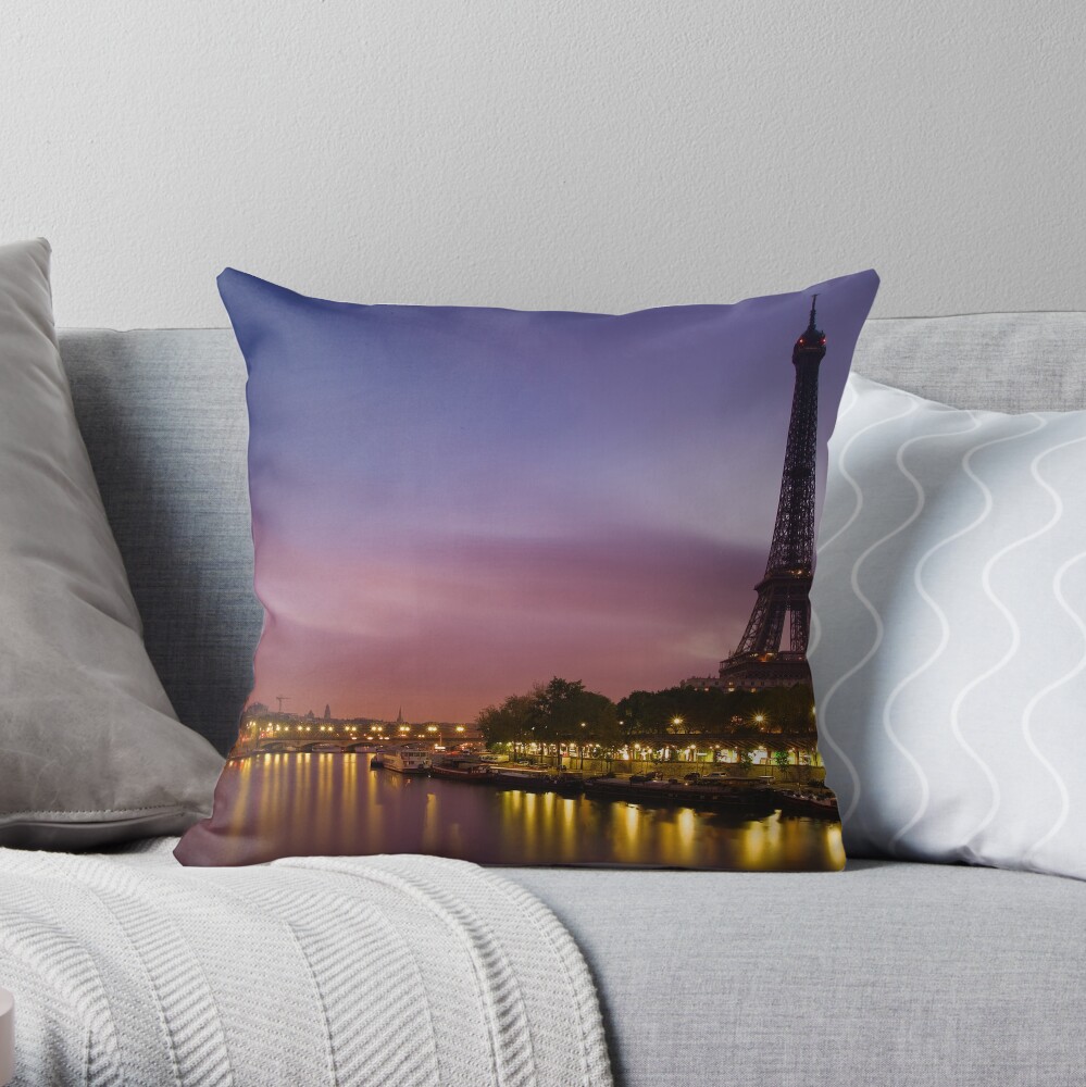 Paris, France. Throw Pillow