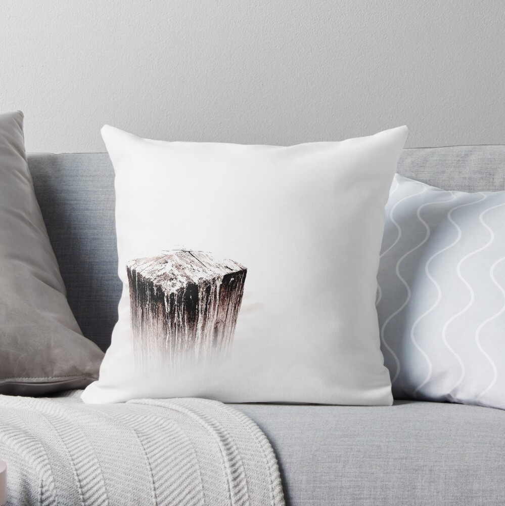 Misty post Throw Pillow