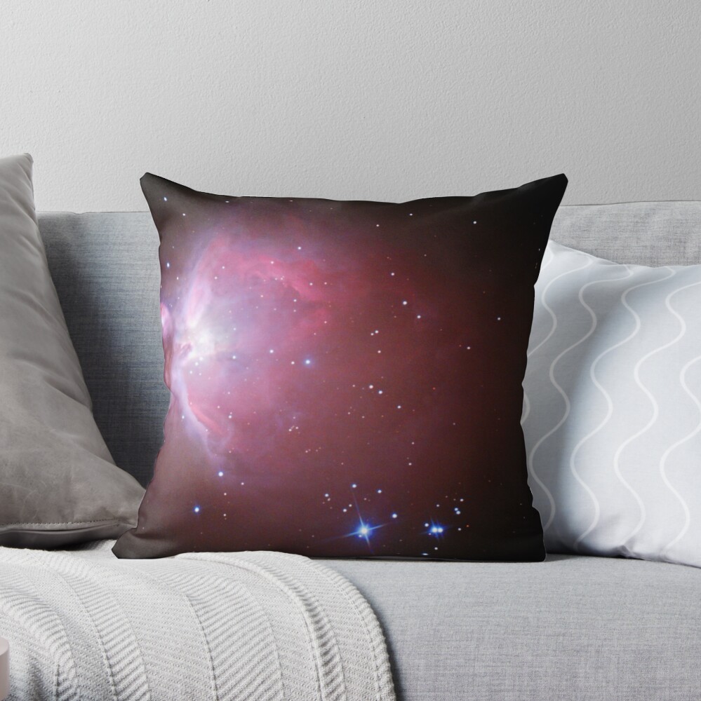 M42 nebula in orion Throw Pillow