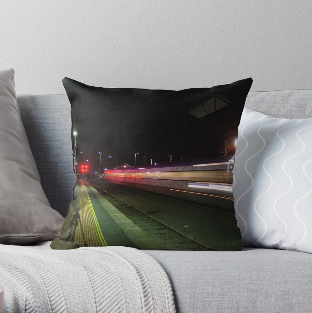 Bubbler Express Throw Pillow