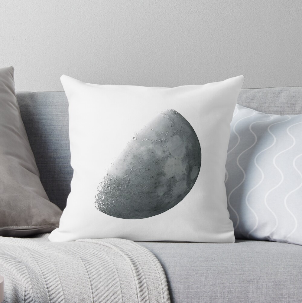 THE MOON INVERTED Throw Pillow