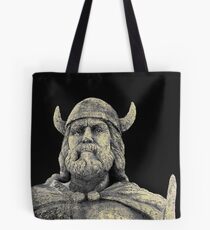 dark viking portrait Tote Bag