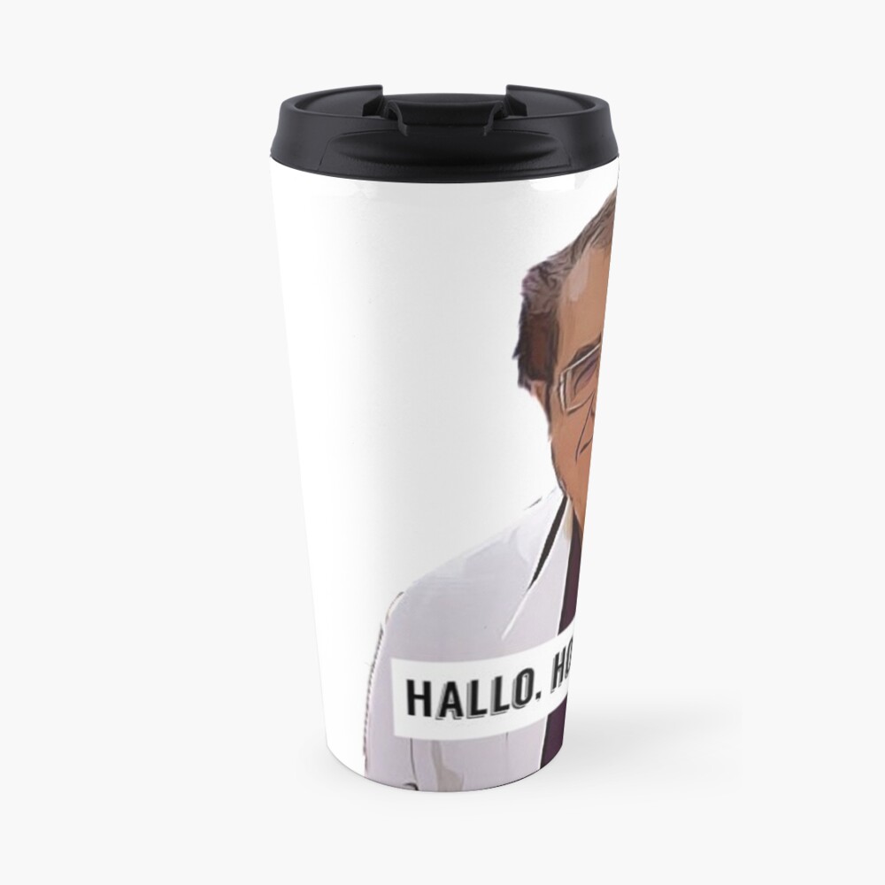 Dr Now - Hallo, how ya all doin, digital artwork Travel Mug