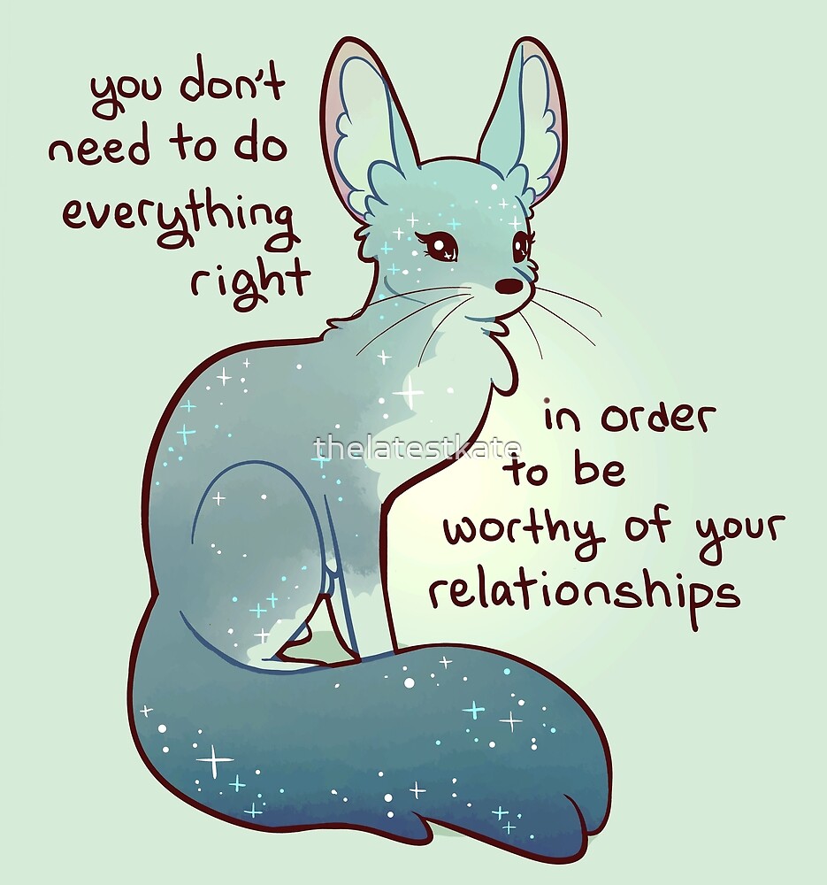""You Don't Need to do Everything Right" Fennec Fox" by thelatestkate