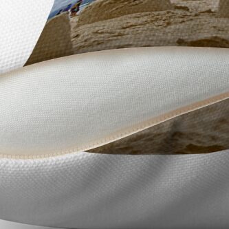Alternate view of Sand Castles Throw Pillow