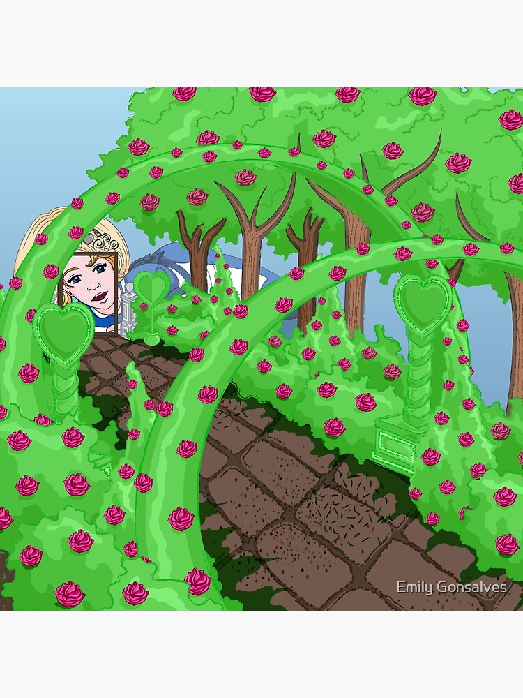 Alice Looking in the Garden by emilygonsalves