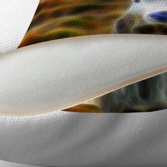 Alternate view of stagfrac Throw Pillow
