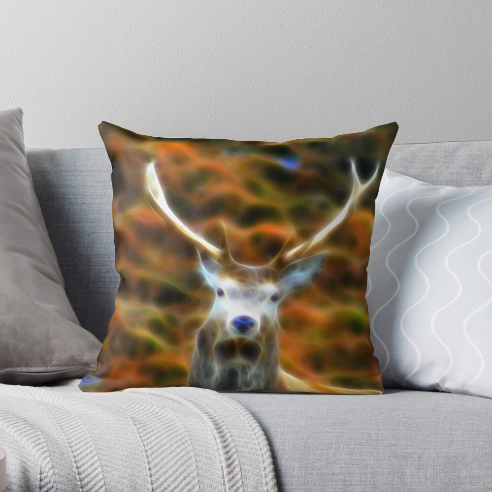 stagfrac Throw Pillow