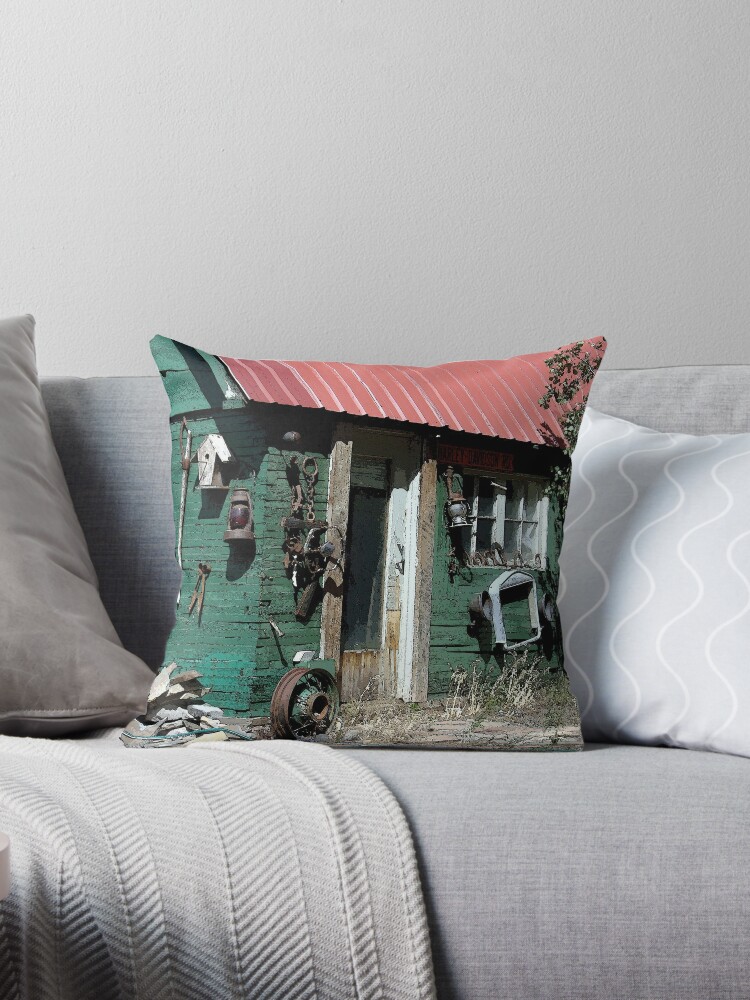 Man Cave Throw Pillow By Tkrosevear Redbubble