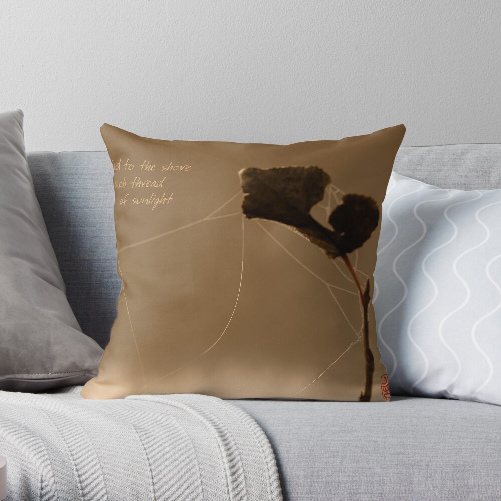 autumn gold Throw Pillow