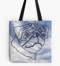 Pug Dog Tote Bag