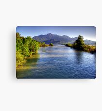 River at High Level Canvas Print