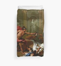 Sebastiano Ricci Perseus Confronting Phineus with the Head of Medusa Duvet Cover
