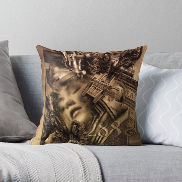 Connected Remix Throw Pillow