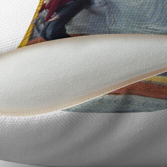 Alternate view of Buddha Hand Throw Pillow