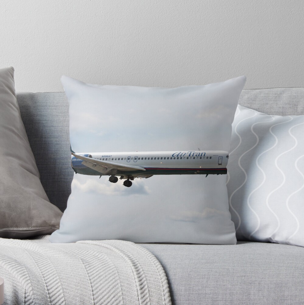 Boeing 717-200 Throw Pillow