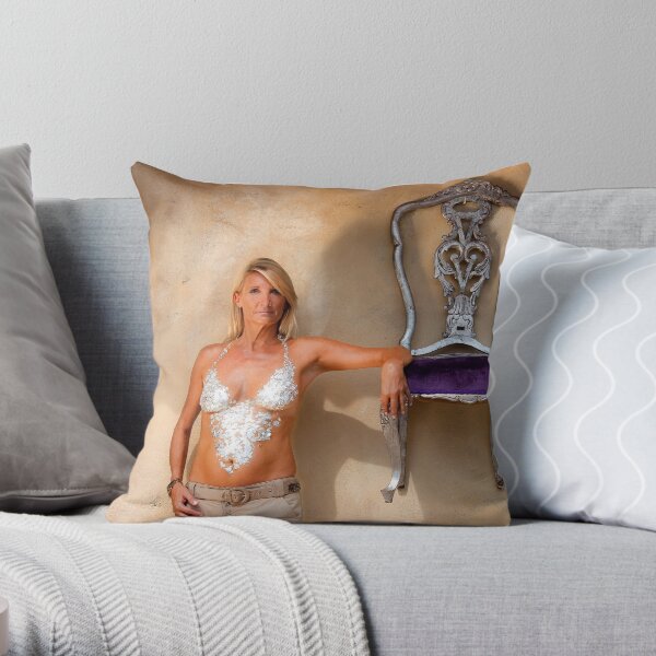 "Armrest" - Nickie from EFXS Throw Pillow