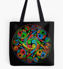 Bolsa de tela Celtic Stained Glass Spiral
