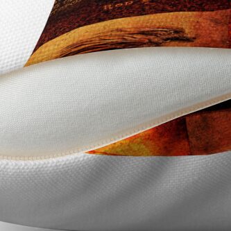 Alternate view of Trail Of Gold Throw Pillow
