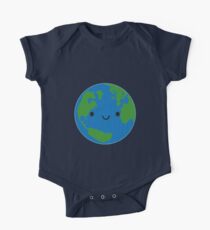 Planet Erde Baby Body Kurzarm