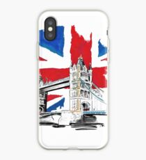 British Union Jack Flag - Tower Bridge, London iPhone Case