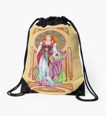 Eleanor of Aquitaine Drawstring Bag