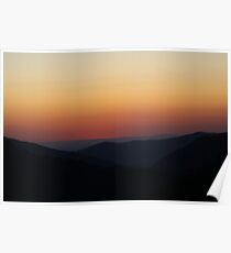 Tennesse Smoky Mountain Sunset Poster