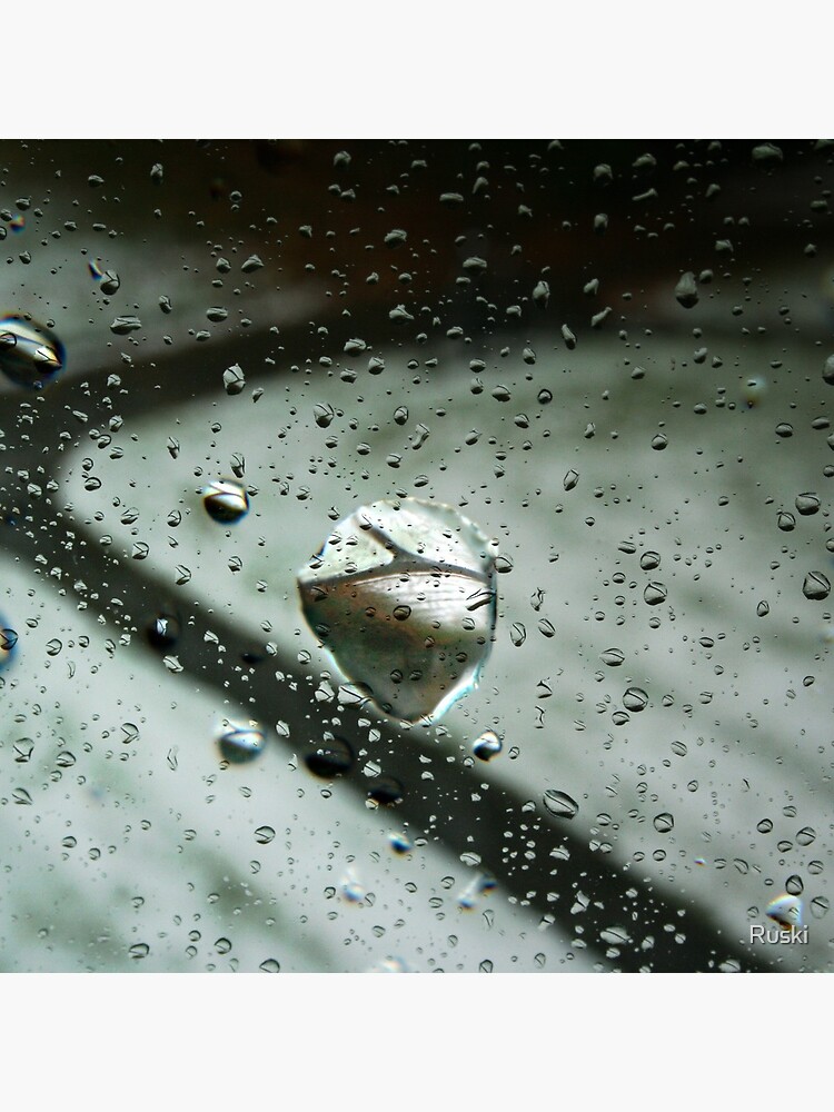 Raindrop Refractions by Ruski