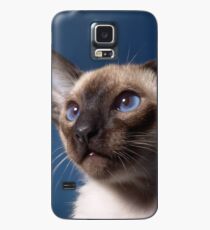 Funda/vinilo para Samsung Galaxy gato siames
