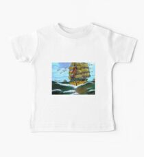 Columbus' Sailing Ships Baby Tee