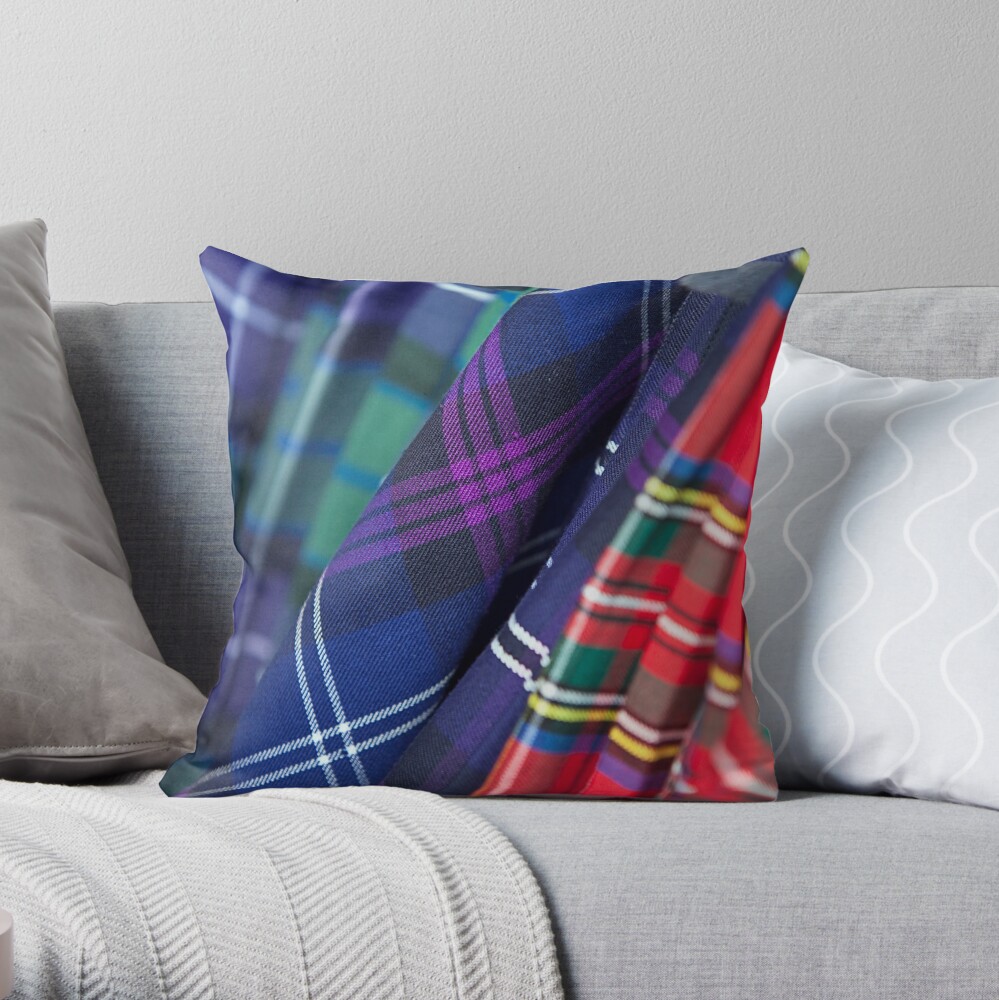 The Clans Throw Pillow