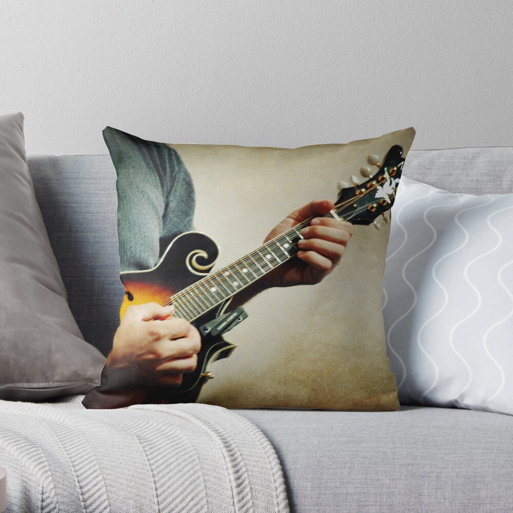 Mandolin Throw Pillow