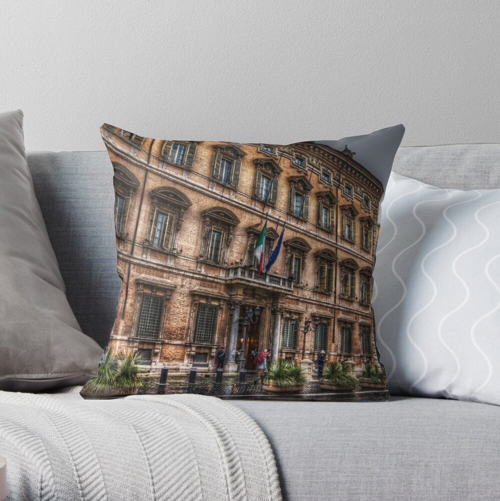 Palazzo Madama - Roma Throw Pillow