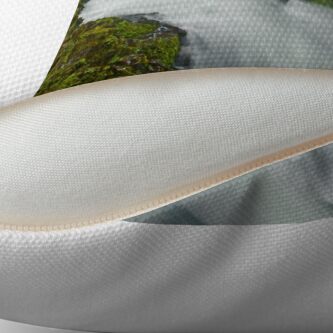 Alternate view of Sol Duc in the Mist Throw Pillow