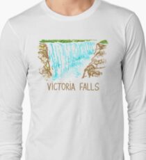 die Victoriafälle Langarmshirt