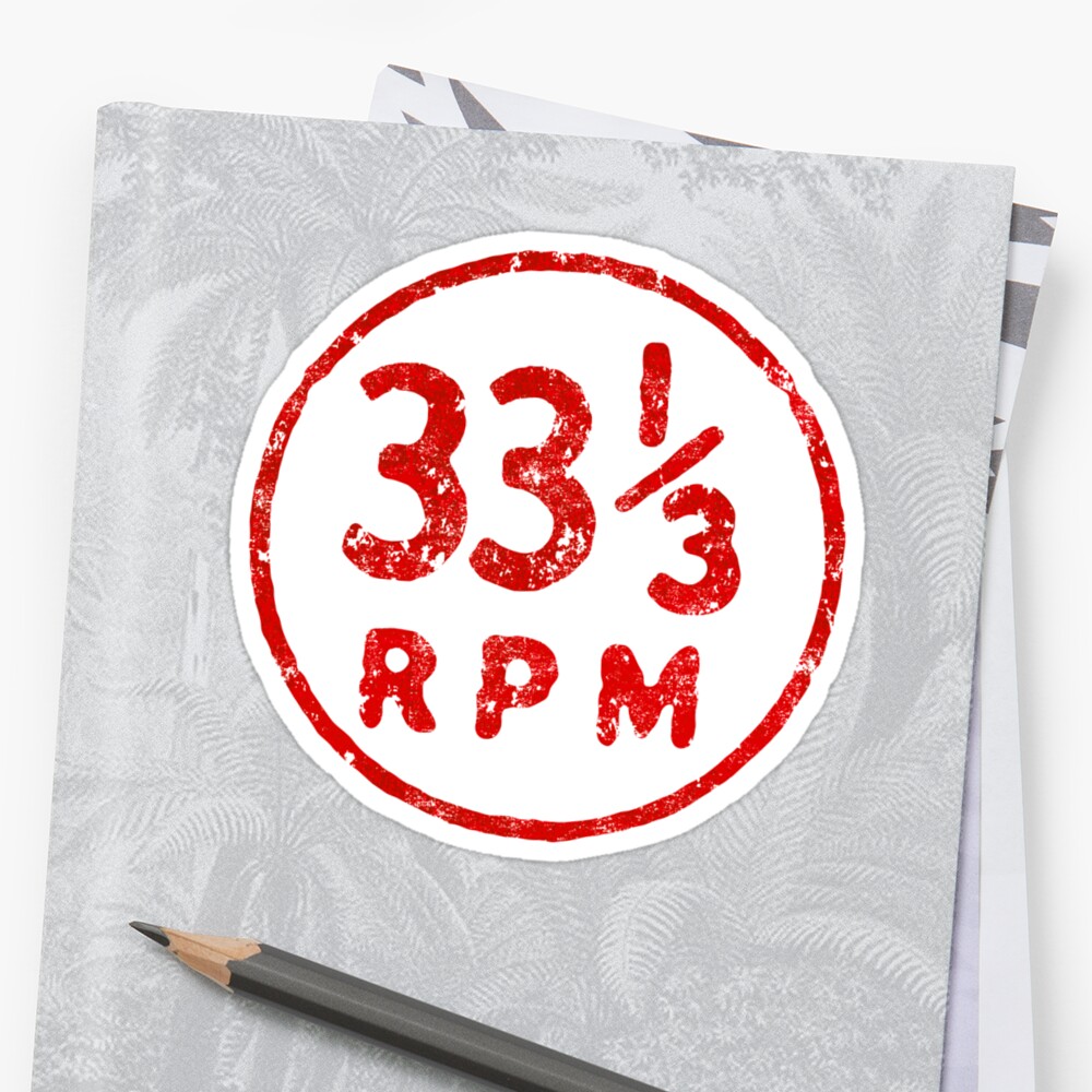 33-1-3-rpm-vinyl-record-icon-stickers-by-will-ruocco-redbubble