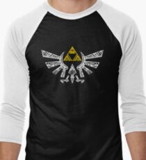 Zelda - Hyrule doodle Men's Baseball ¾ T-Shirt
