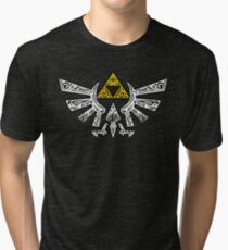 Zelda - Hyrule doodle Tri-blend T-Shirt