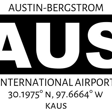 Artwork thumbnail, Austin Airport AUS by AvGeekCentral