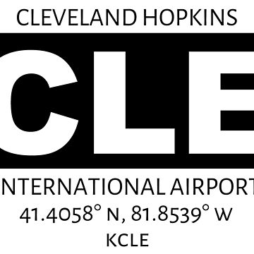 Artwork thumbnail, Cleveland Hopkins Airport CLE by AvGeekCentral