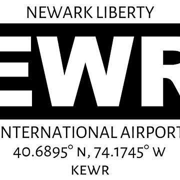 Artwork thumbnail, Newark Liberty International Airport EWR by AvGeekCentral