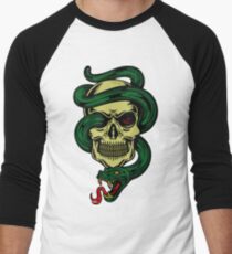 Skull & Snake Men's Baseball ¾ T-Shirt