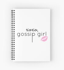 Gossip Girl design Spiral Notebook