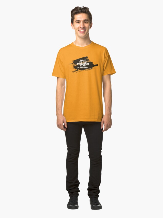 Alternate view of CHECKERED FLAG For Sure Motorsport T-Shirt Classic T-Shirt