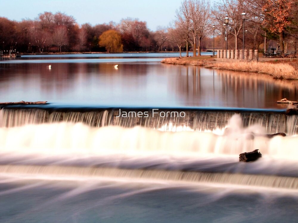 "Dam on Fox River in Waukesha, WI " by James Formo Redbubble